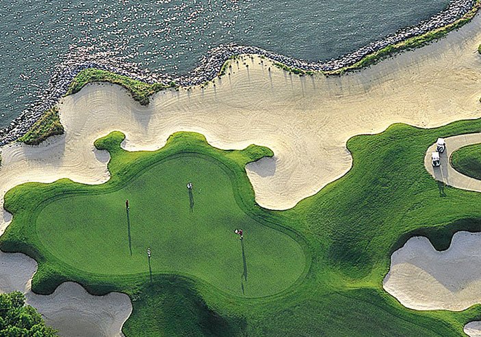 Governor's Land neighborhood scene